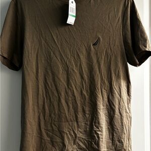Men's Brown Grey T-Shirt